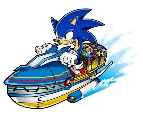 Sonic Rush Adventure - Waterbike